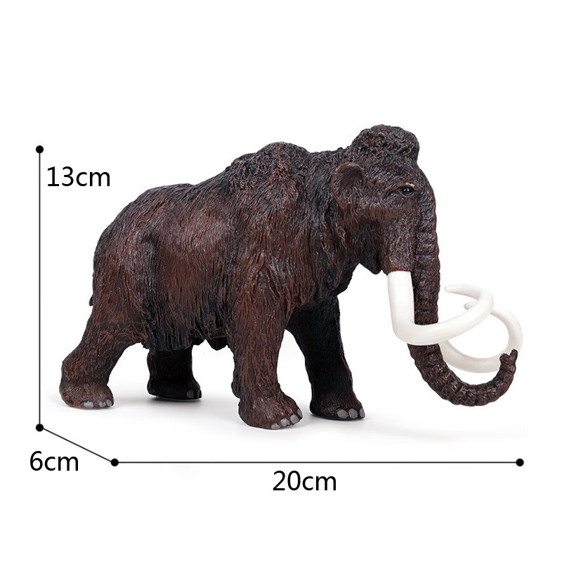 仿真野生动物模型猛犸象非洲象实心大象小象模型玩具摆件极速发货 lp