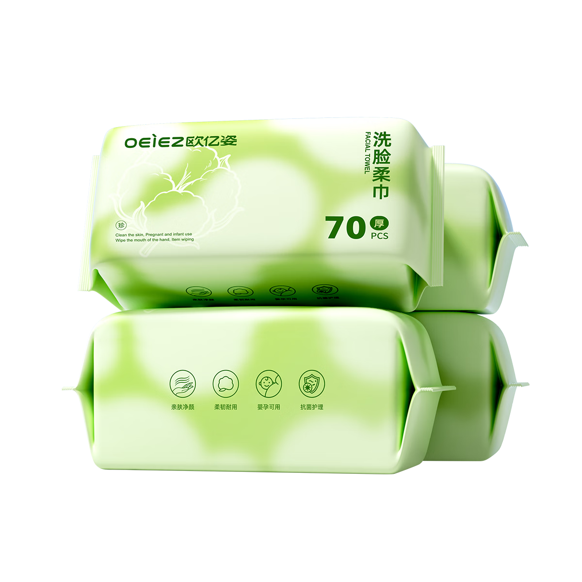 ���ڲ�����ŷ���ˣ�oeiez��ϴ����һ���Խ����������ʪ���ò�������ȡʽ���ֽϴ�����ݽ� ��� 70�� *8�����ذ���������90g���� 70.5Ԫ