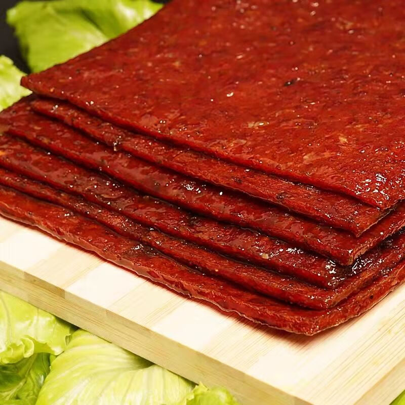 食芳溢澳门特产手信牛肉脯风干手撕肉类零食牛肉干澳门大片装1000g