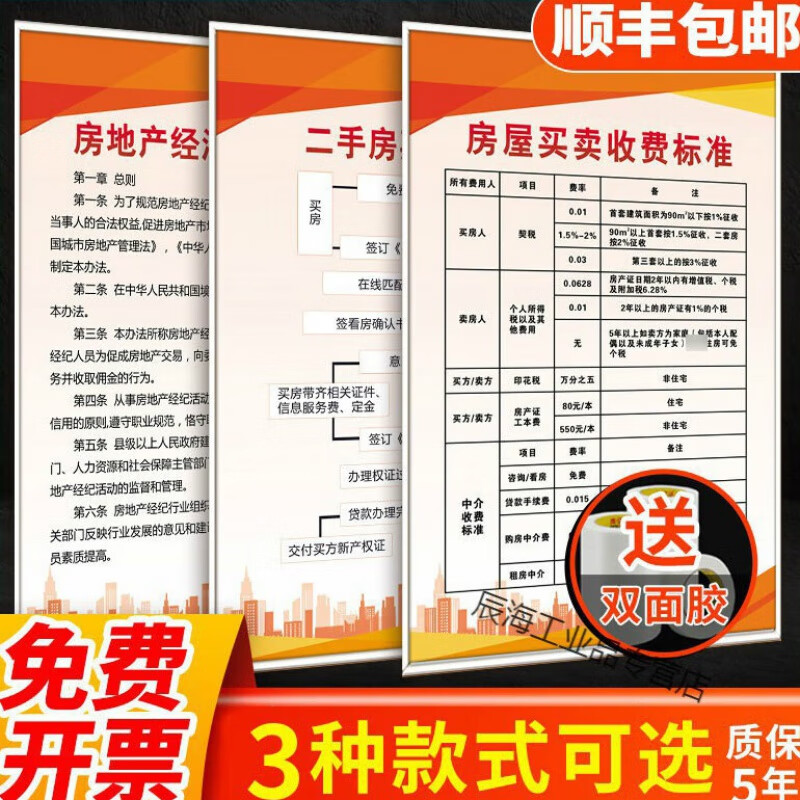 房屋中介規(guī)章制度牌上墻二手房交易流程圖企業(yè)公司裝飾墻貼海報(bào)標(biāo)識(shí)牌房產(chǎn)中介收費(fèi)標(biāo)準(zhǔn)廣告貼管理服務(wù)牌掛圖 為避免拍錯(cuò) 請(qǐng)確認(rèn)好再下單-或聯(lián)系客服進(jìn)行咨詢 40x60cm