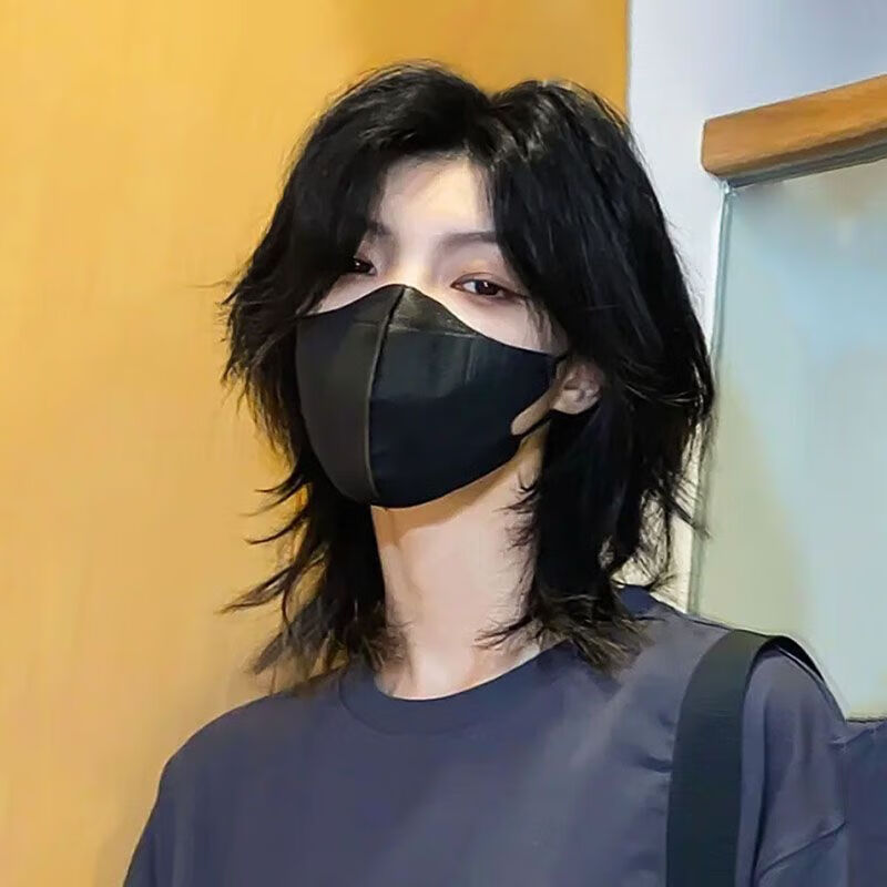 捷迈【首单立减】狼尾假发片男武士头造型全头套式