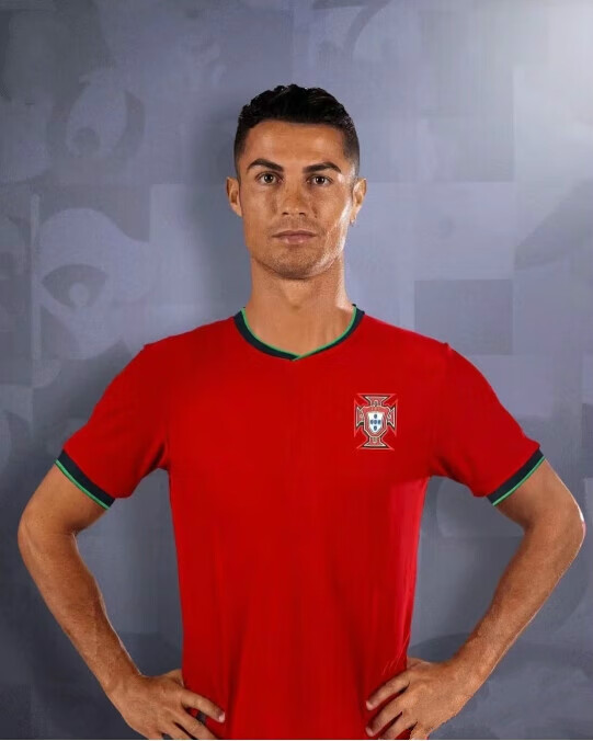 shxi2024欧洲杯主场客场葡萄牙国家队7号c罗b席坎塞洛球衣 球迷版主场