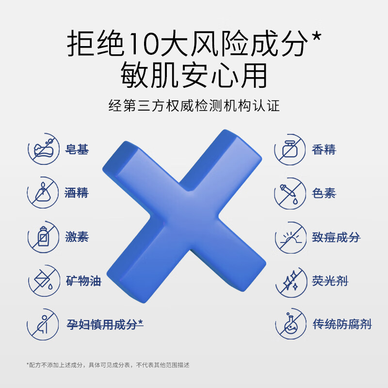 安碧妍华西专利研发氨基酸洗面奶 男女温和泡沫控油保湿舒缓洁面乳 洁面120g*3支(共360g)