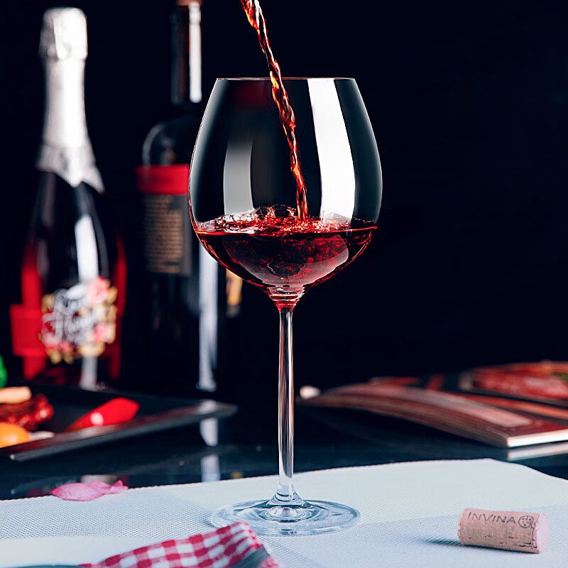 趣士多家用红酒杯 高脚杯酒杯子 杯情侣欧式 1号水晶酒杯350ml