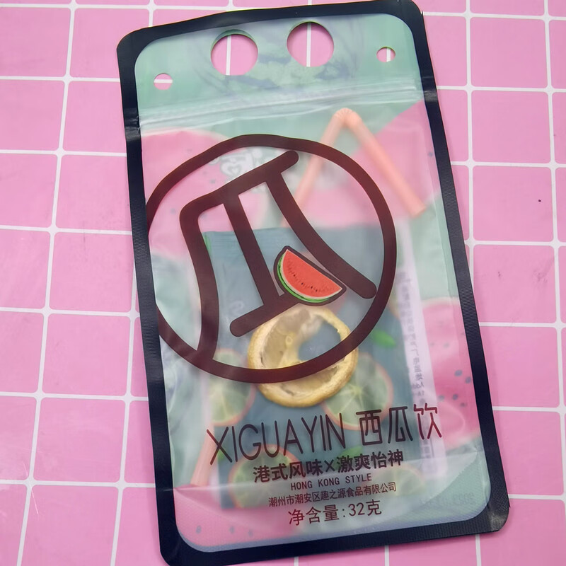 柠檬冲泡饮料白桃百香果雪碧可乐港式茶饮香甜可口水果 西瓜饮10袋