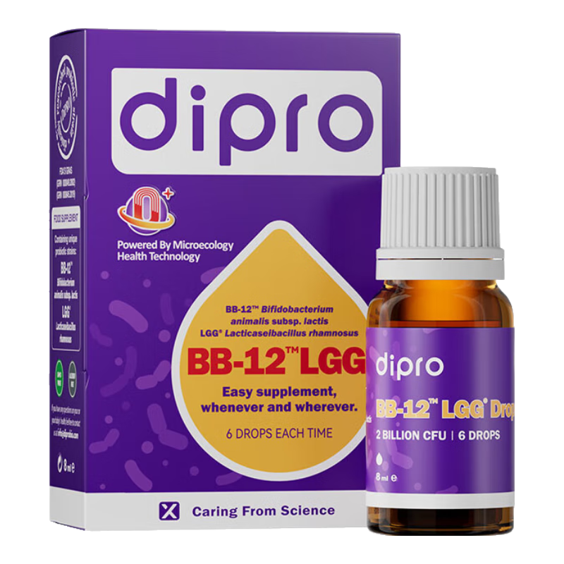迪辅乐（DIPRO）安佑佳宝Bb-12 LGG益生菌婴儿滴剂8ml 双歧杆菌丹麦进口