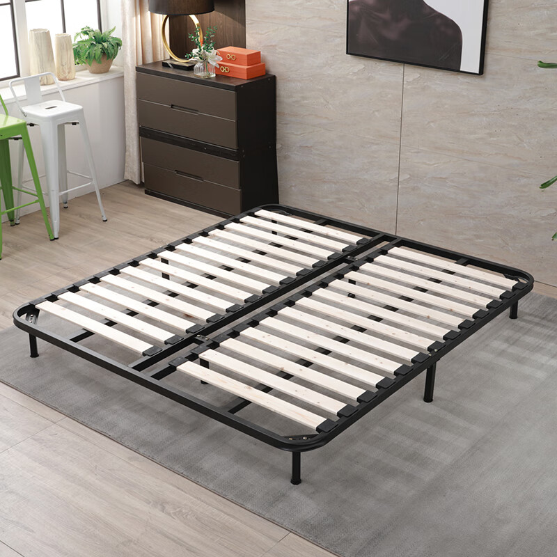 澳颜莱1.5米床排骨架 加厚实木排架1.8米床板可折叠床架榻榻1.