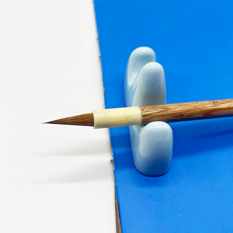 纯狼毫小楷出锋1.8cm口径0.5cm小楷毛笔适合写1-3cm抄经国画勾线