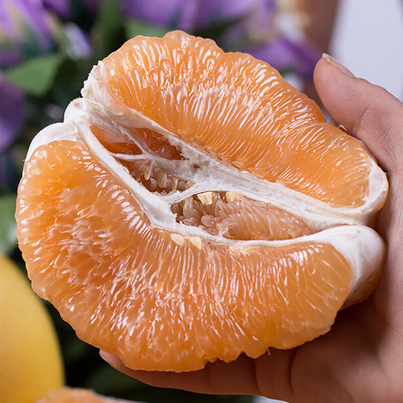 泓瀚黄心柚子正宗四川黄肉蜜柚多汁当季新鲜黄金柚子现摘整箱水果送礼 精选大果9-10斤装【净重9斤装】