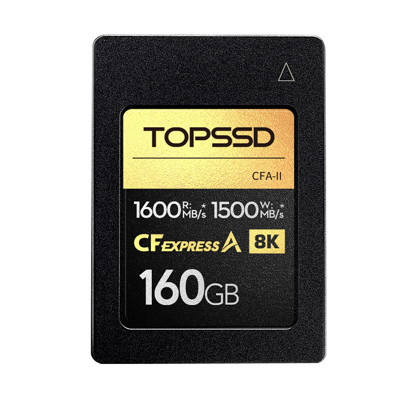��˶��TOPSSD��CFE-A�� ��Ʒ��CFA�� CFexpress 1600MB/s ��������ڴ濨 CFA�洢��  �����ڴ濨 160GB �ٷ�����