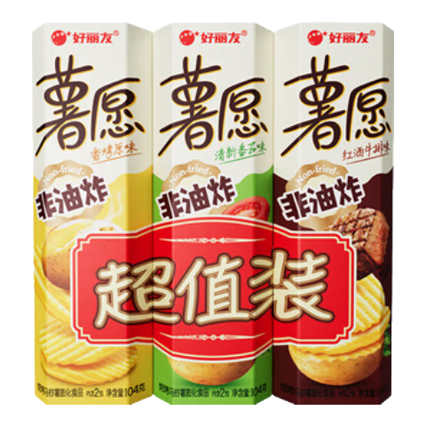 ���ڲ����������ѣ�ORION����Ը��Ƭ��ʳ���˶�ͯ������ʳ����ը��ʳƷ����칫��С��ʳ ����ֵ3��װ104g/�С���312g 17.5Ԫ