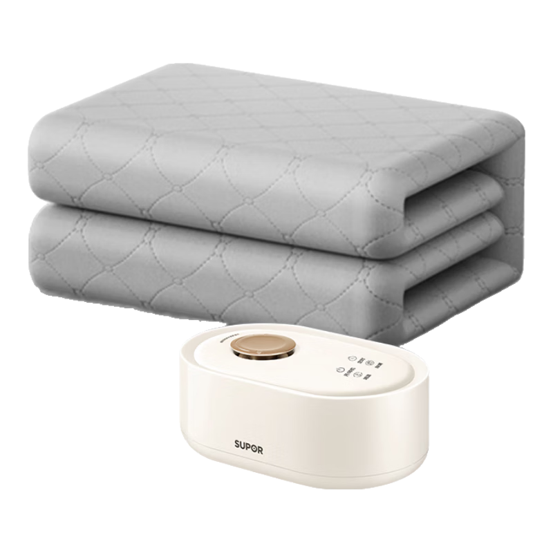 苏泊尔水暖毯石墨烯水暖电热毯双人电褥子触控调温智能除螨速热水电褥子水循环安全恒温取暖器								 燕麦奶白石墨烯智能遥控款 【2*1.8米】无电无辐射