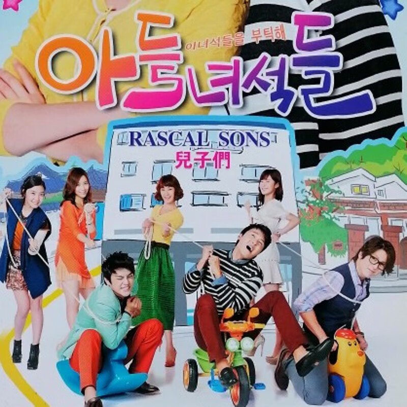 御舵韩国情感电视剧 儿子们 dvd碟片光盘 李成宰 明世彬 国韩双语