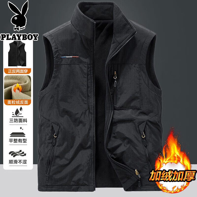 ���ڲ������������ӣ�PLAYBOY��2025�¿��ﶬ������ʿ�����˶�ץ�ޱ���ҡ���޿�������޼Ӻ����� 1906A��ɫ XL ������140-160�