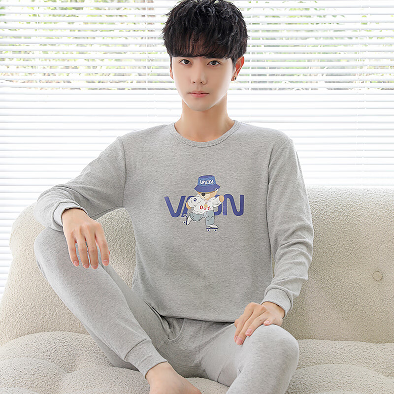 ���ڲ�������¹��������д�����װ������Բ��ӡ��������ѧ����ů���´����ë�� ǳ��-������ 3XL ������146-160� 49.9Ԫ