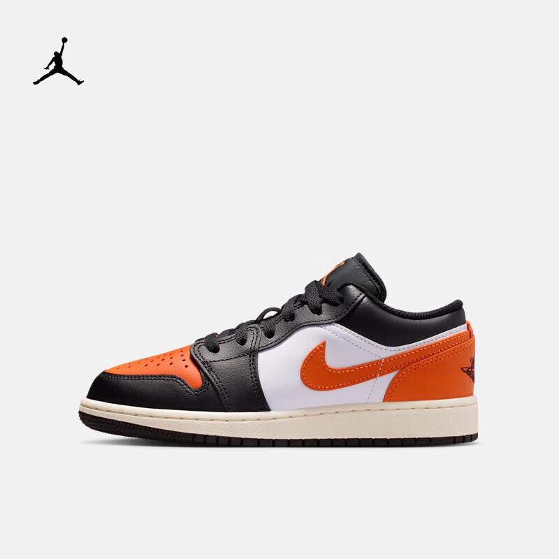 耐克（NIKE）乔丹大童轻便AJ1板鞋春季男女童平底低帮运动鞋JORDAN 553560