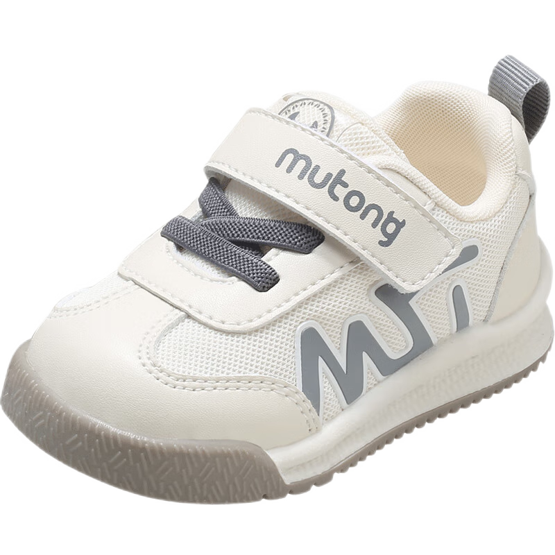 牧童童鞋嬰兒學(xué)步鞋春秋款男童機(jī)能軟底面包鞋女寶寶鞋子 椰子灰24