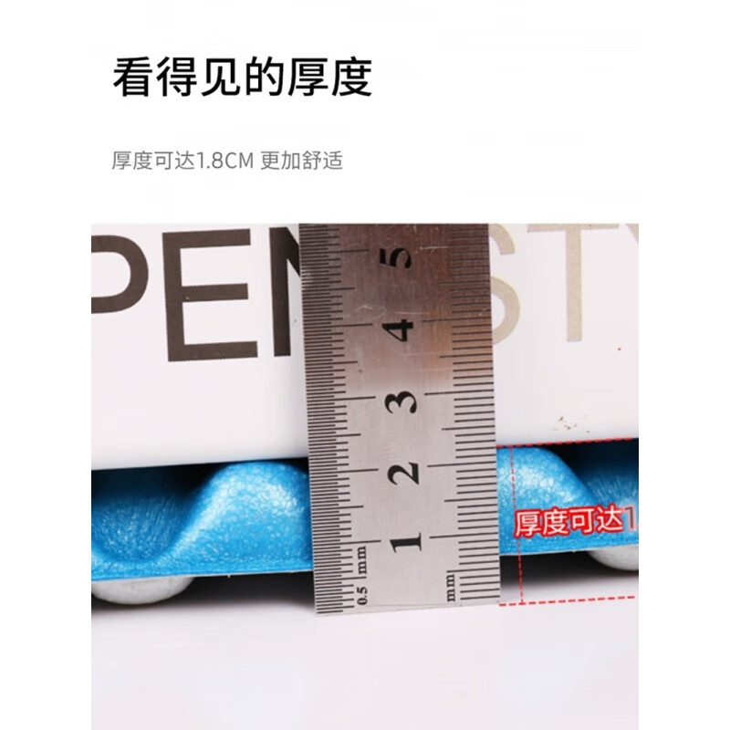 MDNG防潮垫户外加厚加大帐篷蛋槽垫午睡垫地垫蛋巢折叠泡沫隔凉垫 车绿铝膜加宽蛋巢垫 绑带+袋子