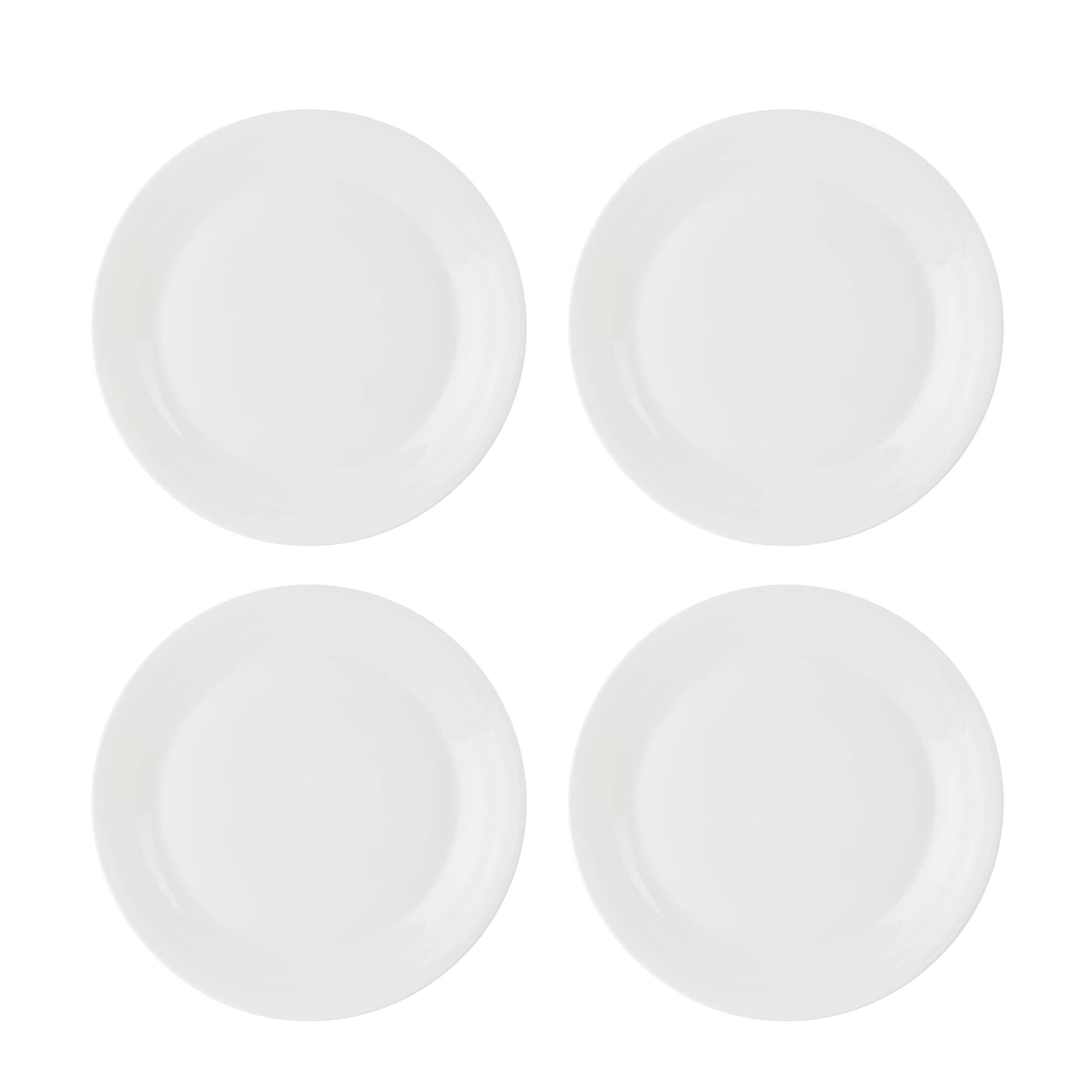 Royal Doulton 餐盤(pán) 可微波 29厘米 瓷質(zhì) 圓形 白色 4件裝