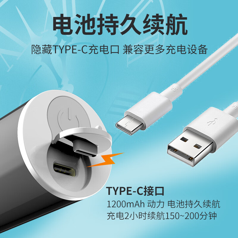 薇瑞格电动鞋刷洗鞋神器手持无线多功能刷子家用不伤鞋防水全自动清洁刷 【干洗+湿洗】4刷头+清洁剂