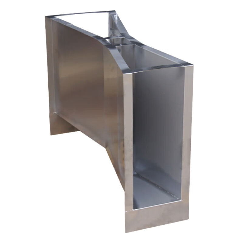 荧阙不锈钢304巴氏污水槽巴歇尔槽明渠流量计巴氏计量槽可免土建 白色