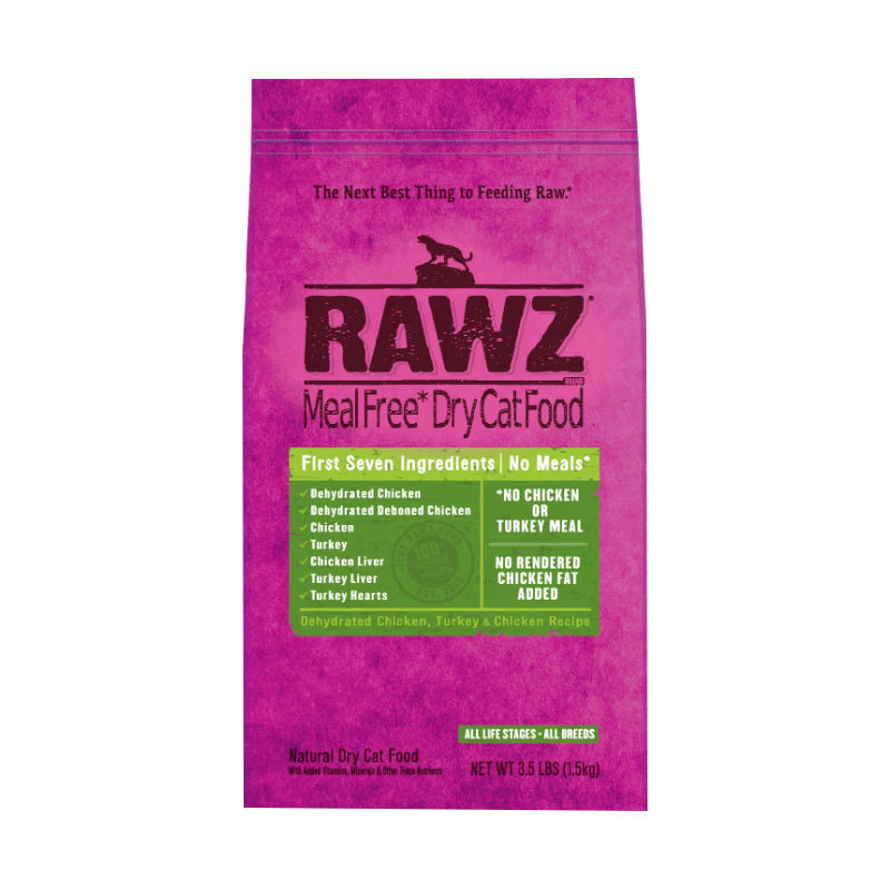 rawz brand美国进口罗斯全阶段火鸡肉三文鱼高蛋白营养低敏无谷猫