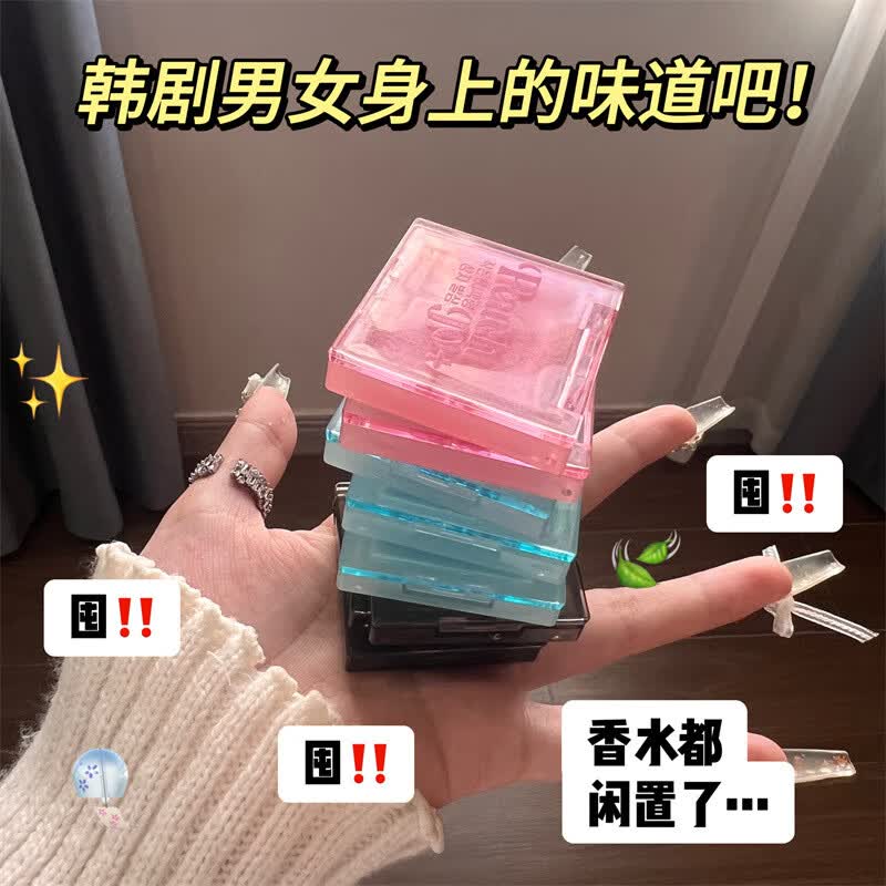 PEACHJO+小方盒固体香膏女士持久留香清淡雅随身涂抹式固体香水 白桃乌龙（1个装）