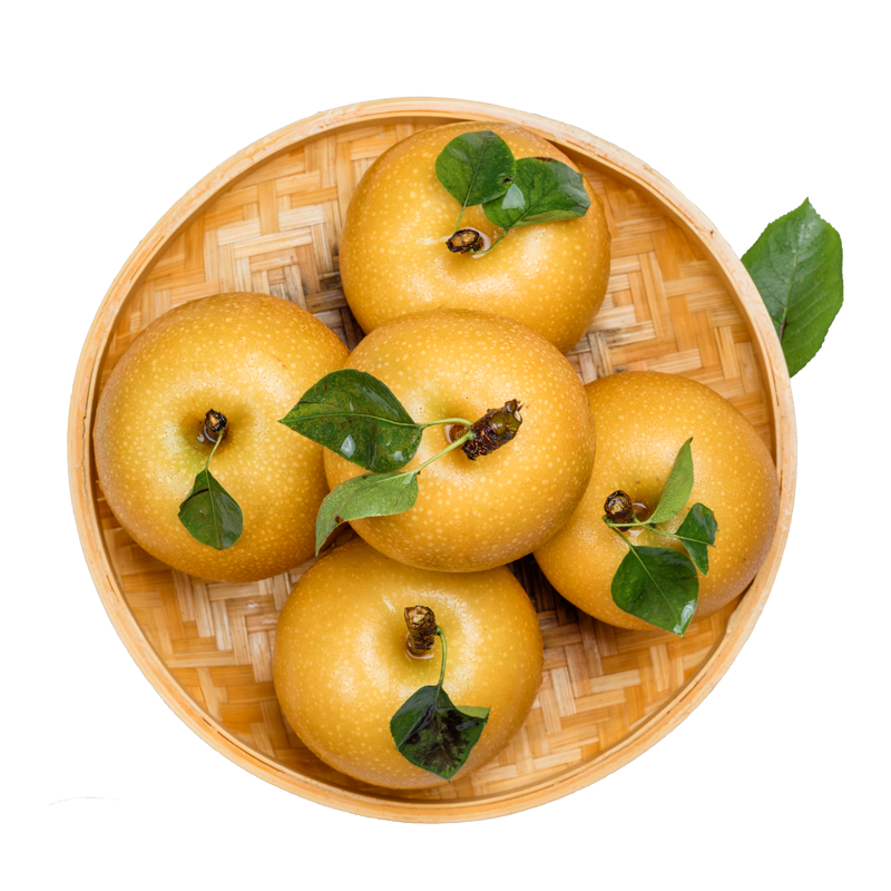 青青大地秋月梨山东莱阳正宗秋月冰糖梨爆汁甜 净重4斤 新鲜水果产地直发 精品秋月梨净重4斤