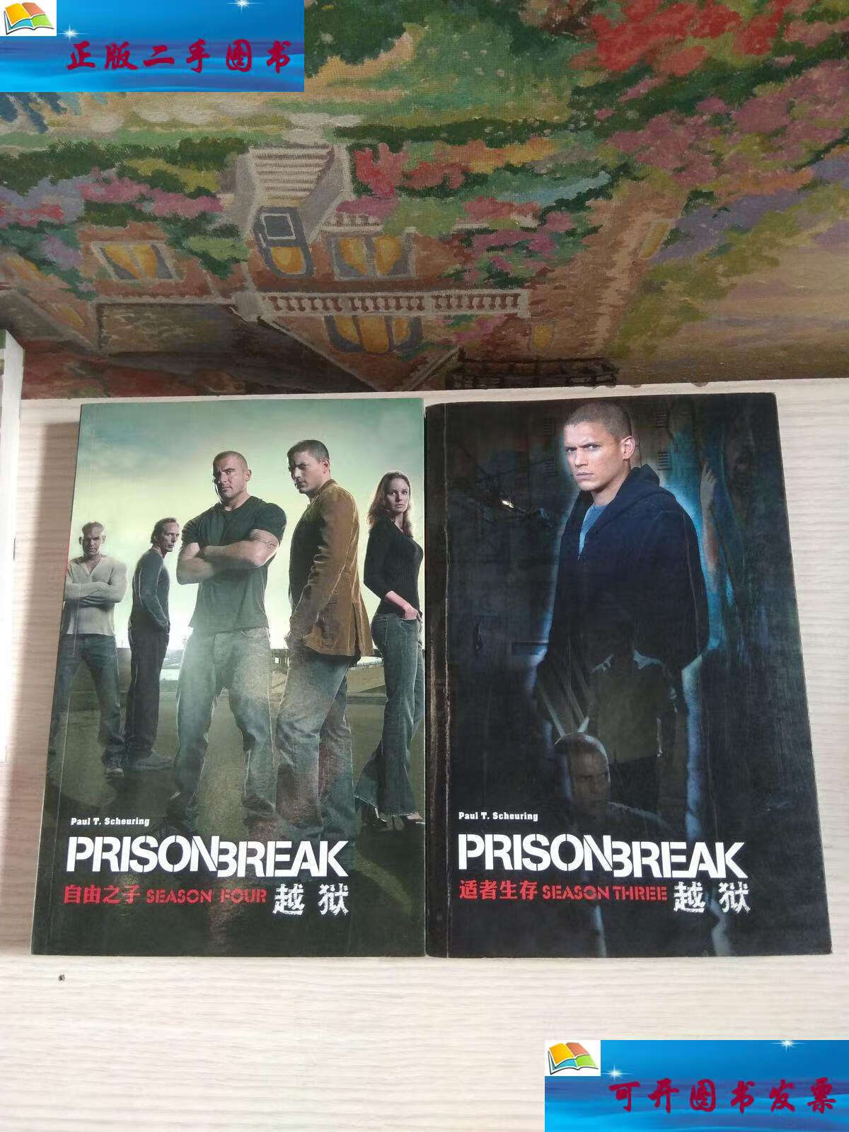 【二手9成新】《越狱》第三季:适者生存,第四季:自由之子 /[美]舒尔林