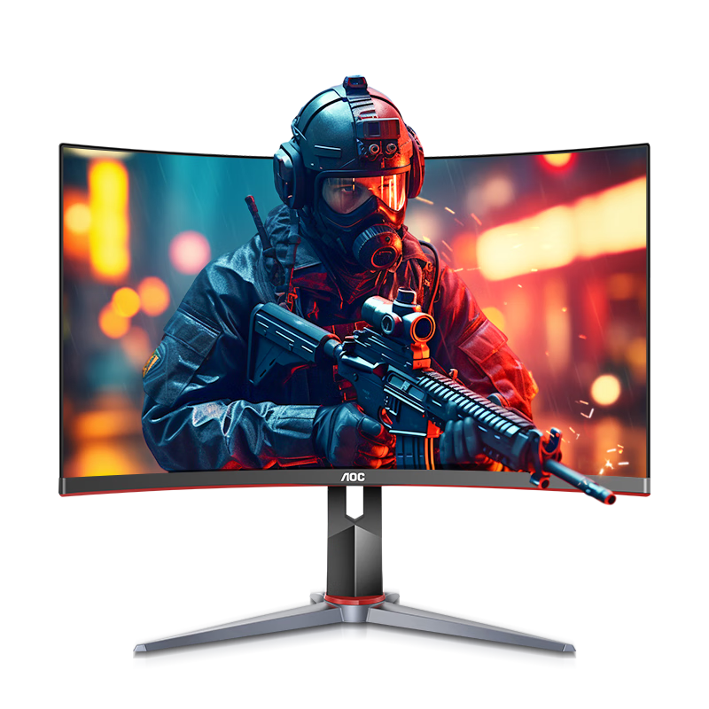 AOC 27Ӣ 2K 180Hz HDR10 Һ1ms ɫ ת  羺ʾ CQ27G2X924.81Ԫ