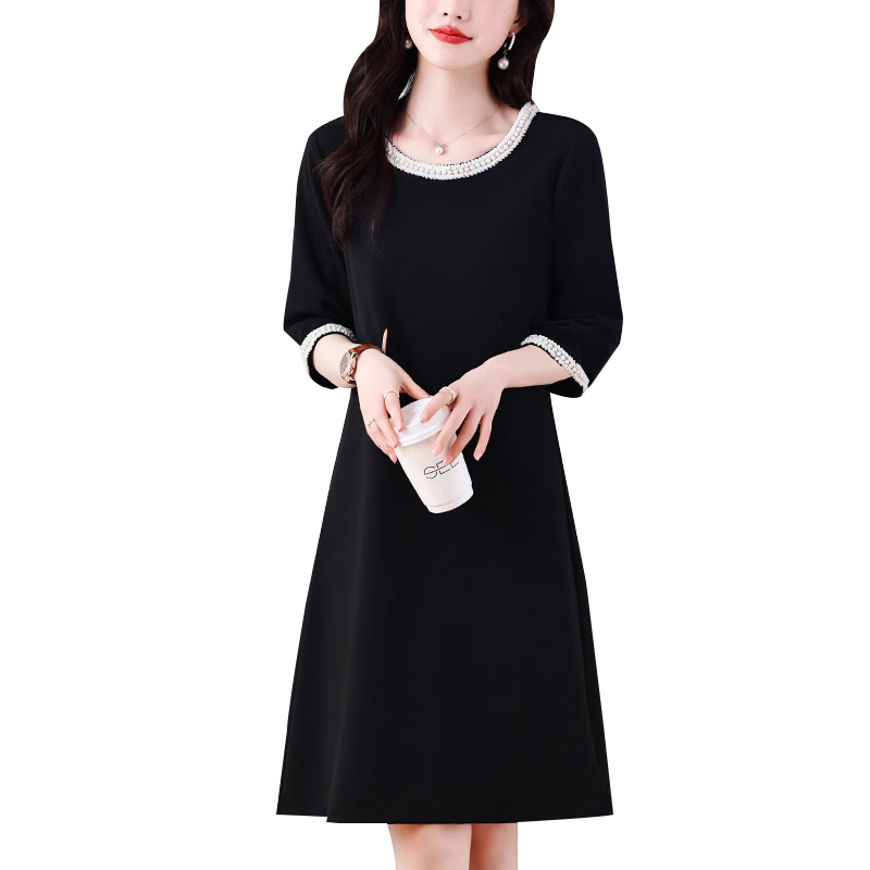 ���ڲ�����ɯ�ݶ��޴���Ůװ��Ů��2024�ļ��¿�����ȹ΢��������mm����С��ȹ20139 ��ɫ L����100-120�ﴩ��