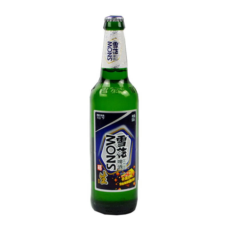 雪花(snow)东北沈阳老雪花啤酒高度闷倒驴大绿棒子烈性500ml*12瓶装