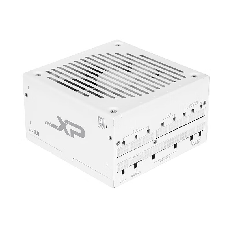 先马（SAMA）XP850W白金全模组电脑电源 白金认证电源/ATX3.0/14cm智能风扇/原生PCIE5.0/台式机主机电源1000W XP1000V3 白 (白金认证ATX3.0)