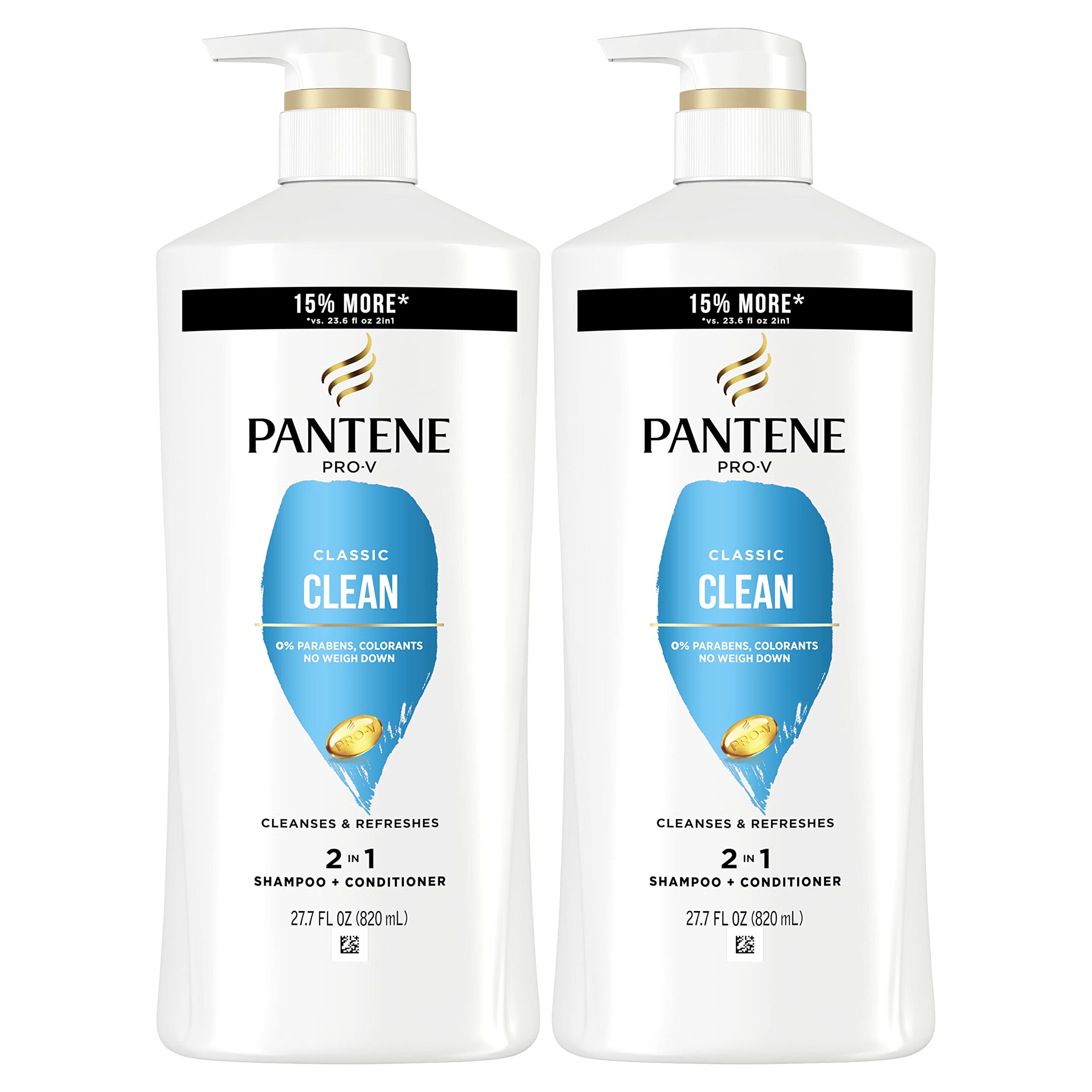潘婷PANTENE 2 合 1 洗發(fā)水和護發(fā)套裝 經(jīng)典清潔 1 套 修護