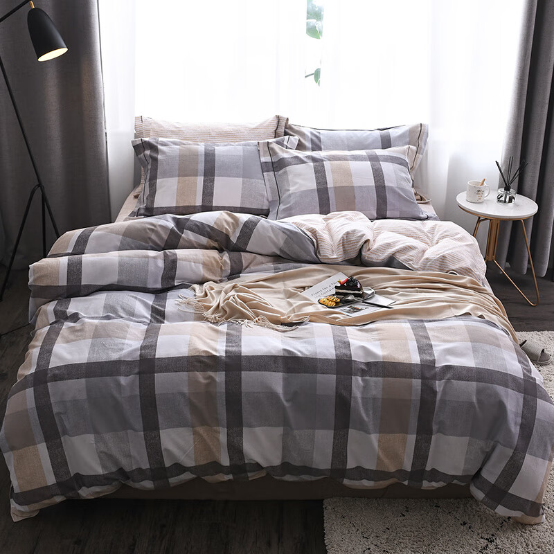 幻醒家纺纯棉磨毛四件套 慕思 200*230cm