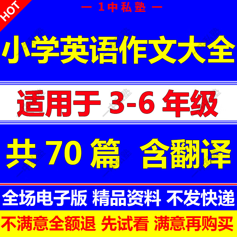 小学英语作文3456年级英语写作文模板含翻译word电子版