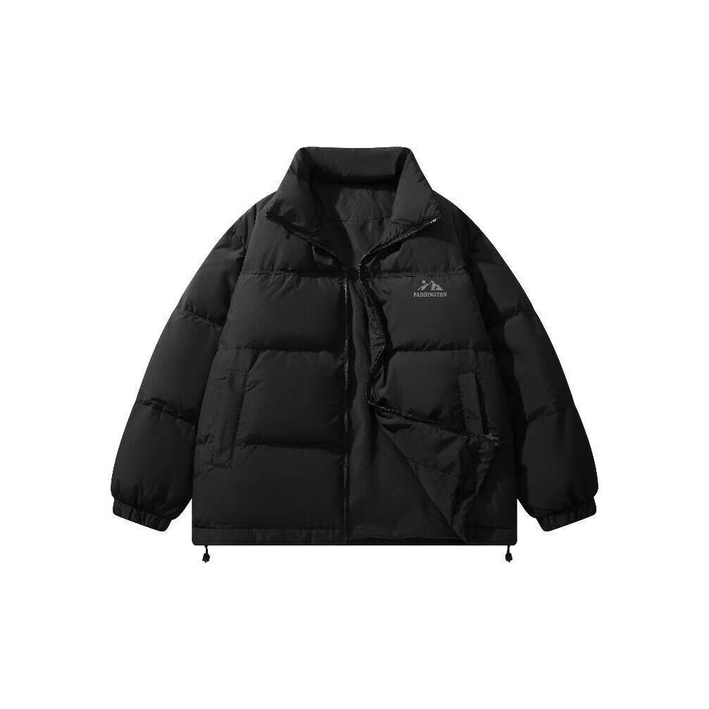 狮奥利兴帕丁顿熊 羽绒服 基础款雪山logo印花简约纯色宽松防寒保暖