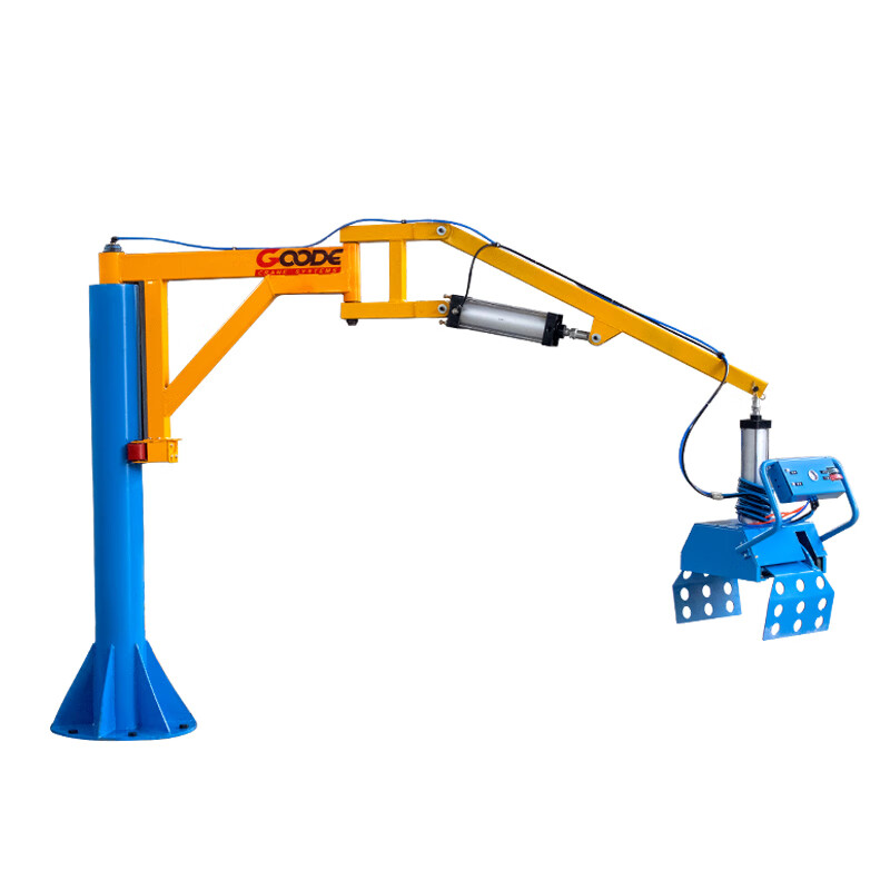 稹目气动机械抓手移动式平衡吊搬运水泥装卸货助力机械臂起重搬运神器