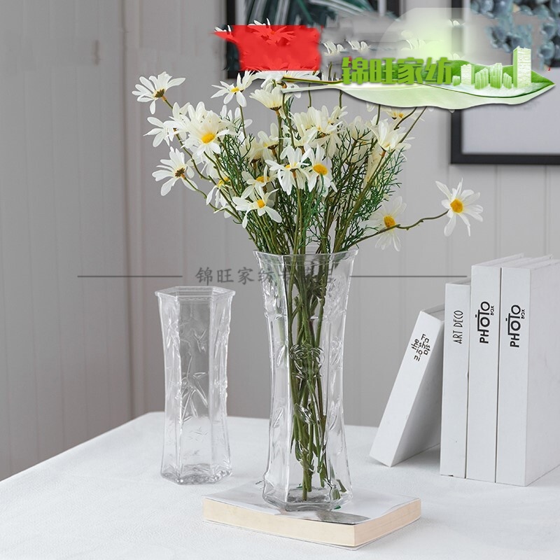 花瓶花艺现代简约大号透明玻璃花瓶百合富贵竹水培装饰花器只选对的不选贵的,3分钟告诉你到底有没有必要买！