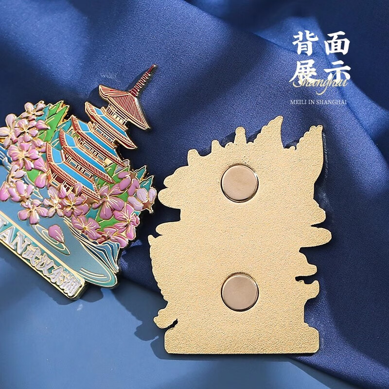 澡井冰箱贴湖北省博物馆武汉苏州南京北京故宫三星堆文创金属 【江西南昌】滕王阁