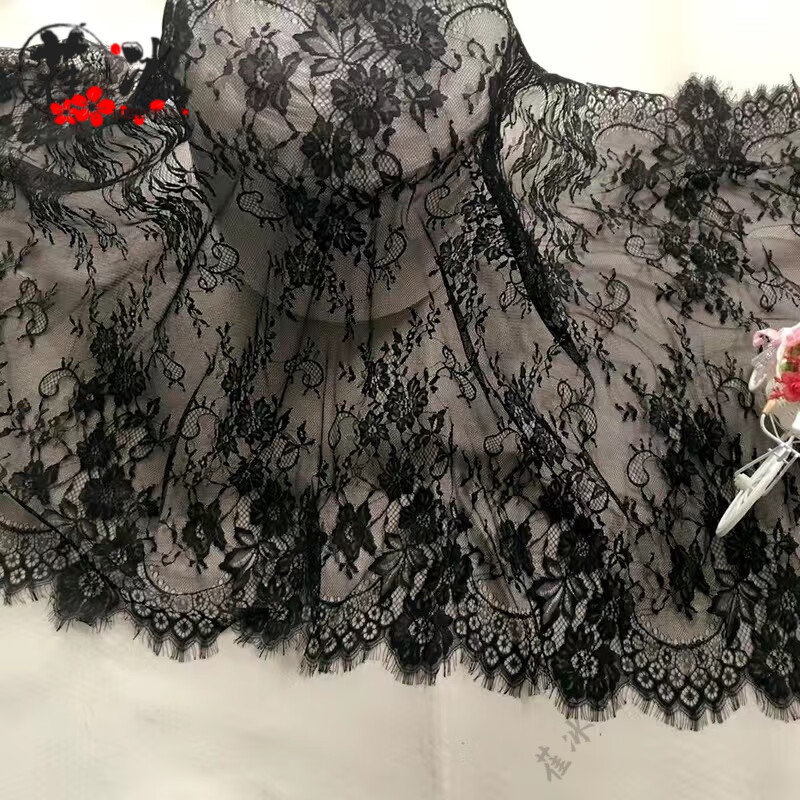 法国进口高端轻奢蕾丝布料面料超宽1