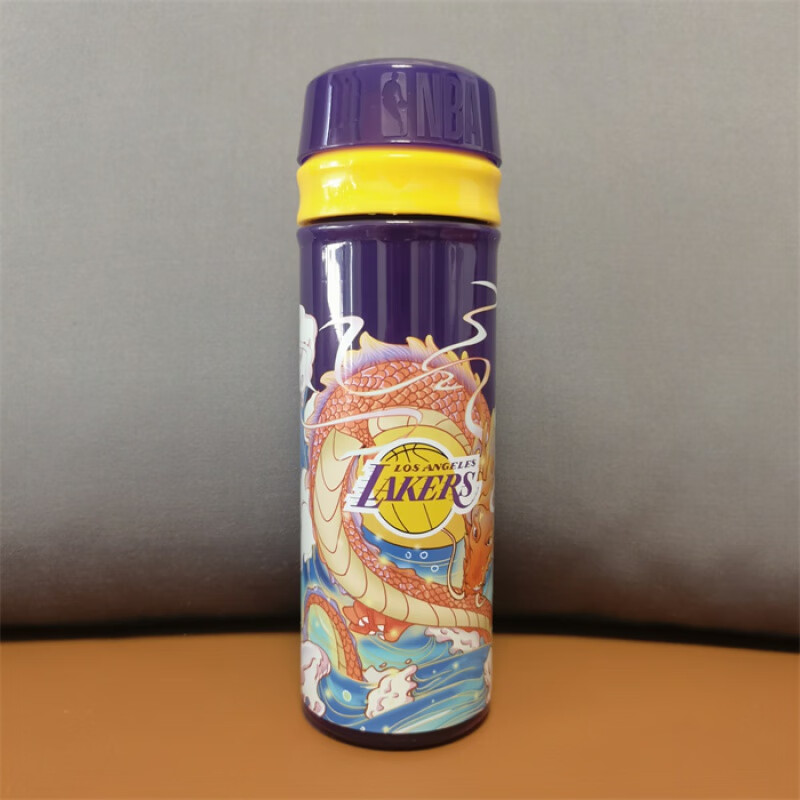 德克士水杯 德克士nba水杯国风球队湖人队金州勇士队nba联名运动 2022