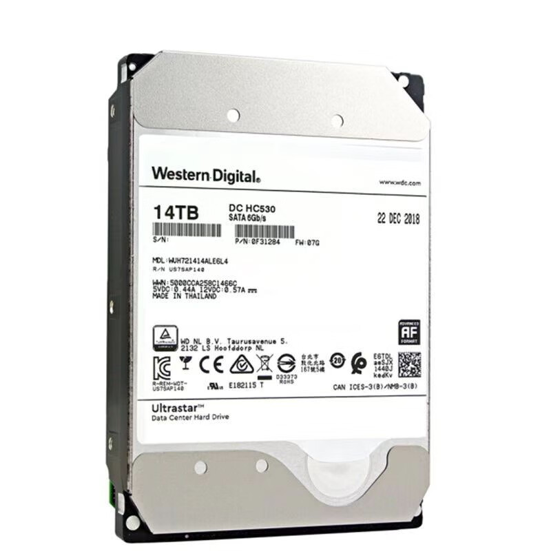 西数500G1T2T3T4T6T8T10T12T16T机械硬盘台式机录像机监控硬盘二手99成新 西数14T机械硬盘，质保两年 空盘 不带系统