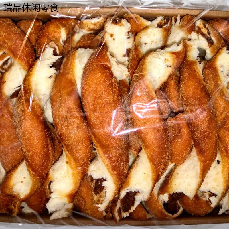 辣铺乐东北大软麻花特产小吃夹心豆沙麻花大面包老式零食糕点手撕大