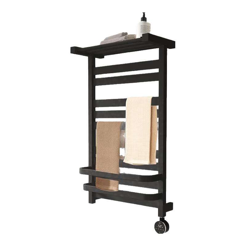 卡迪歐智能電熱毛巾架碳纖維電加熱定時(shí)浴巾烘干架衛(wèi)生間浴室防潮置物架 85*50cm明線右出線|觸屏+APP|灰 智能恒溫定時(shí)速熱防燙-免費(fèi)安裝