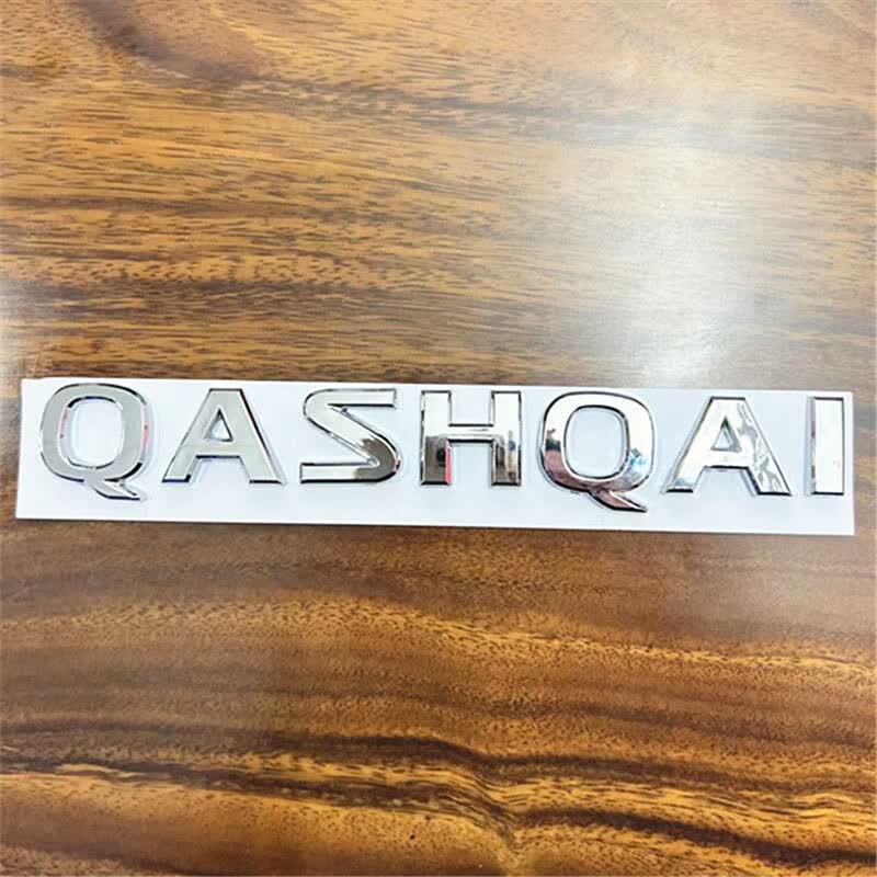 专颖适用于日产逍客车标 qashqai字母标后车尾标英文字母后备箱标志