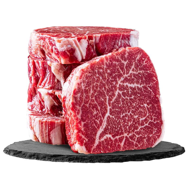 澳牛日記 澳洲和牛谷飼M5原切牛排 凈重1kg 雪花牛排生鮮牛扒冷凍