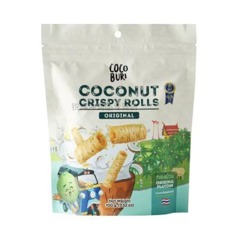 可局COCOBURI/可布丽泰国进口椰子卷100G椰奶蛋酥卷休闲小吃零食 COCOBURI/可布丽泰国进口椰子卷1