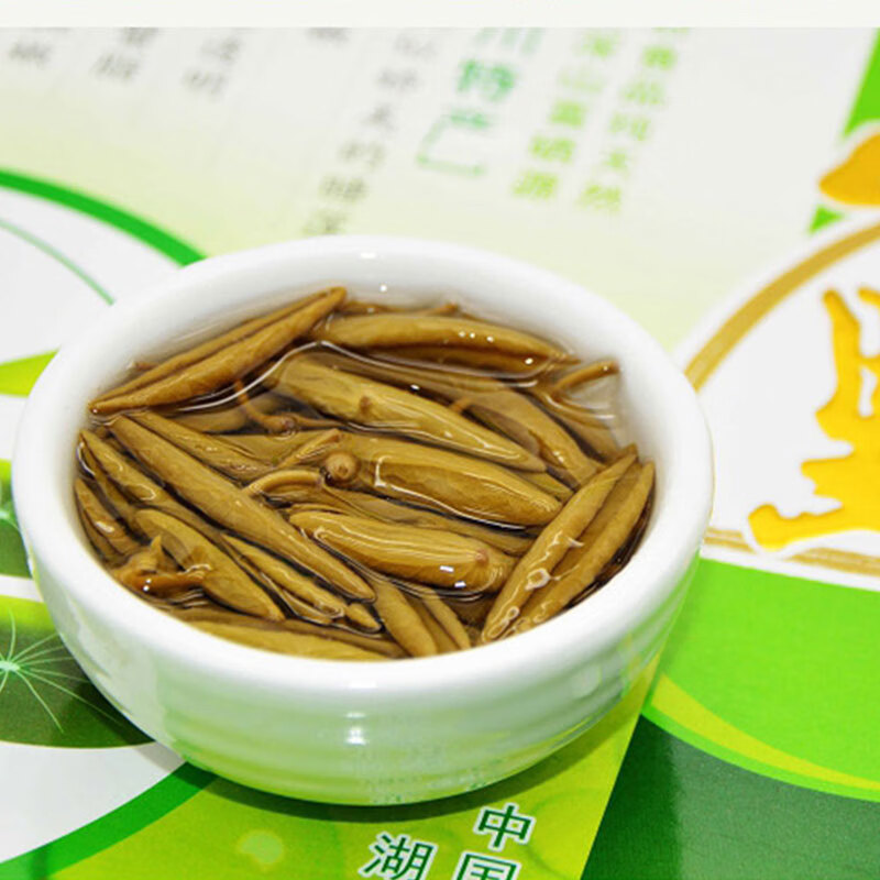 山野莼菜利川特产佛宝山莼菜健康食品混合级年货节 500g4瓶/礼盒装