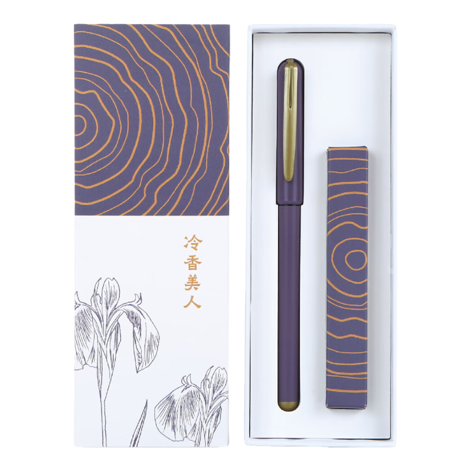 【新春禮物】白金（PLATINUM）P-70鋼筆小學(xué)生練字速寫墨膽上墨入門級(jí)練字禮盒裝M尖0.5mm字跡 冷香美人【紫色】